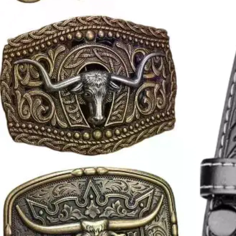 مشبك حزام غربي أولي عتيق كاوبوي روديو فضي كبير بإبزيم حزام للرجال والنساء