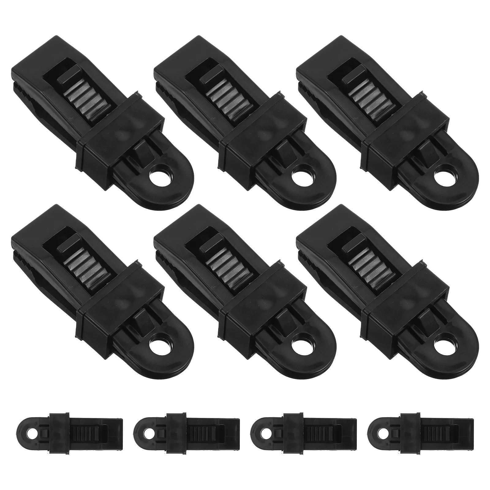 

12pcs Outdoor Tent Clips Heavy Duty Plastic Lock Grip Tarp Clamps Thumb Screw Awnings Canopies Car Covers Pool Shade Boat