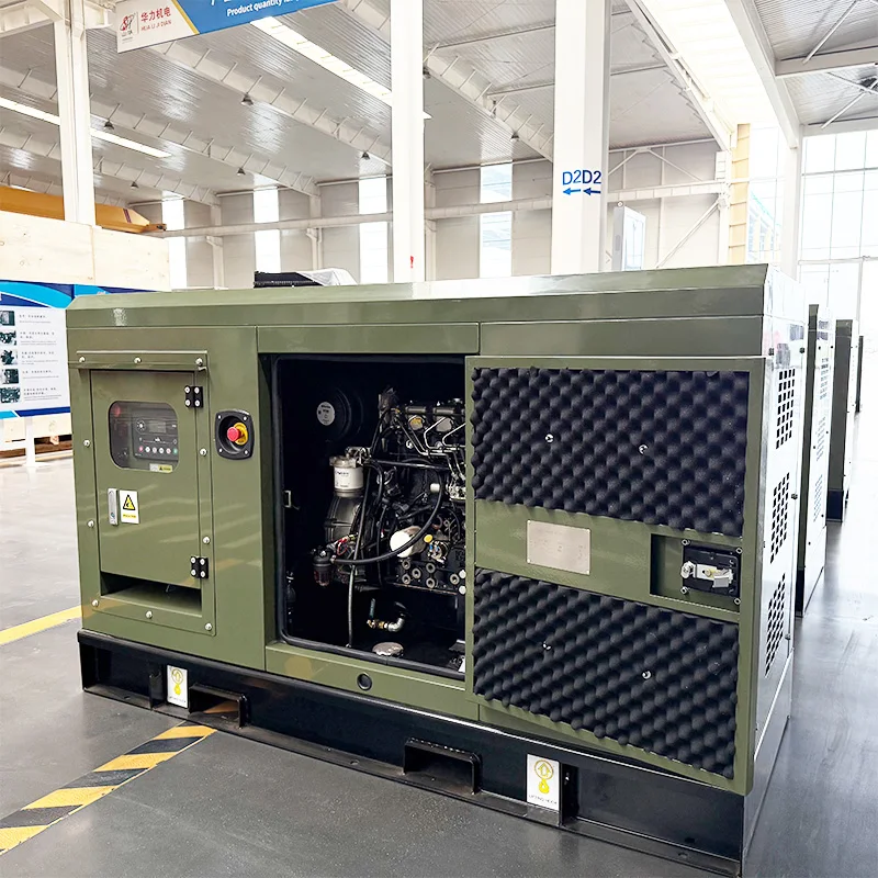 Durable and Quiet 40kVA Diesel Electric Generating Set for Office Building Emergency Silent Diesel Generator