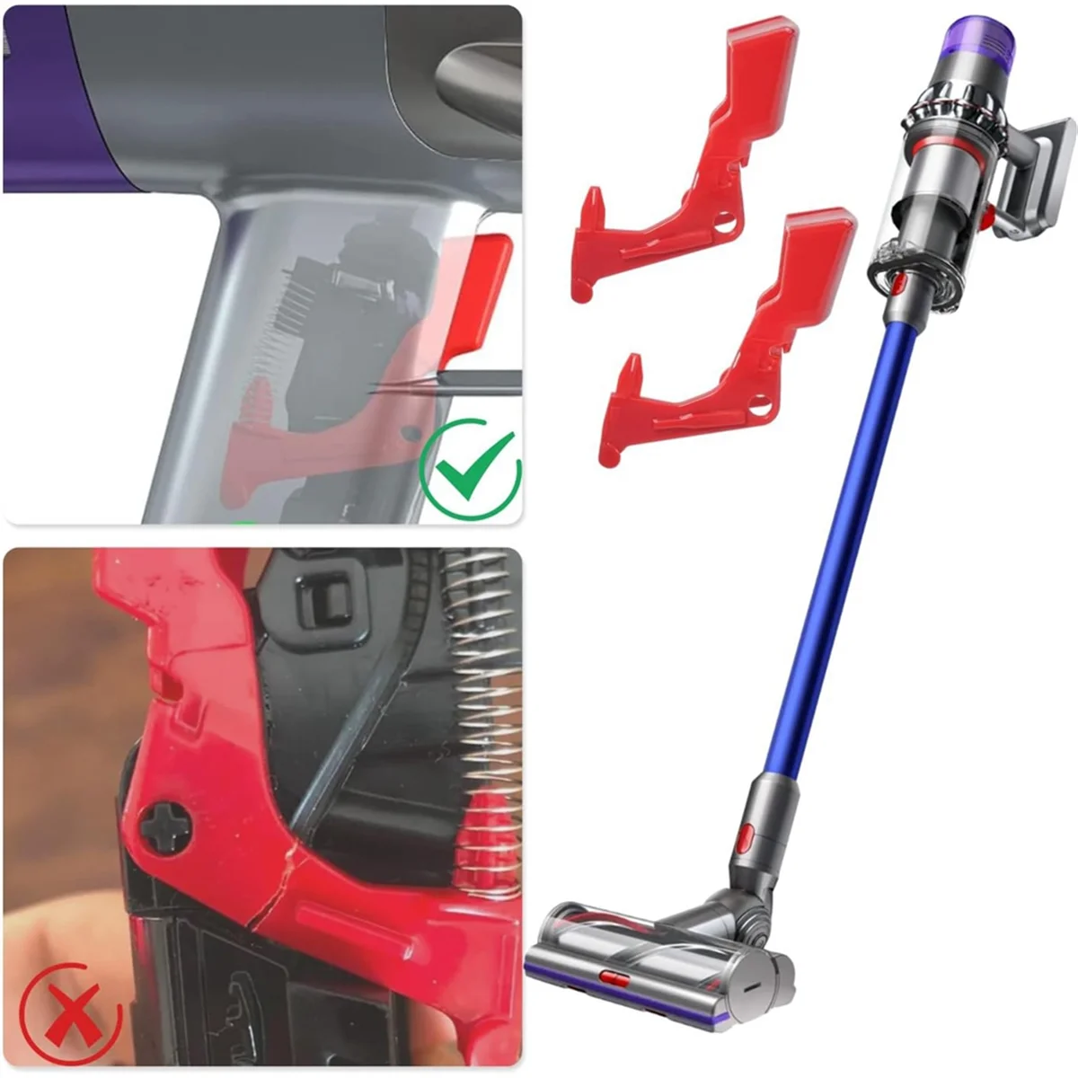 Replacement Switch Buttons Fixation Switch Control Accessories Repair for Dyson V10 V11 Vacuum Cleaner Parts