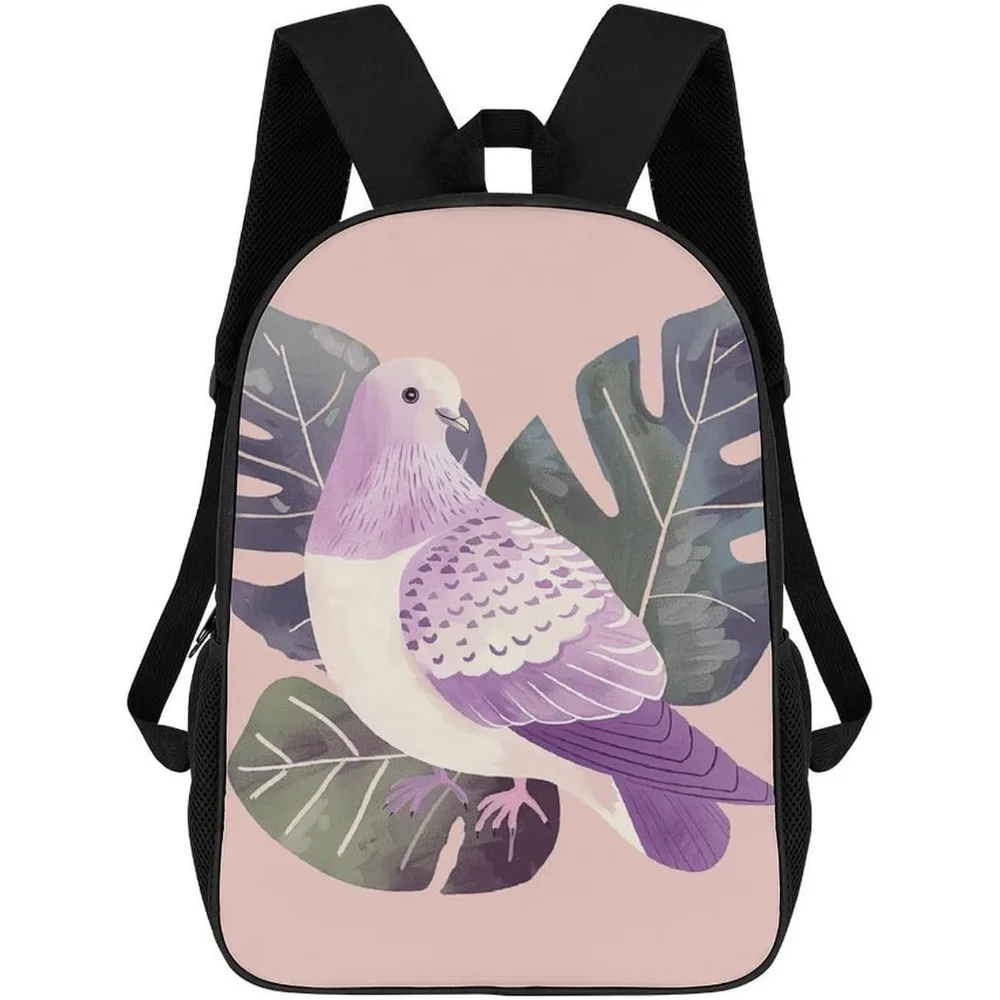 

Monstera Leaf Pattern Bookbag - Ultra Lightweight Portable Backpack Work Travel Backpack For Men Women Fits 16 Inch Notebook
