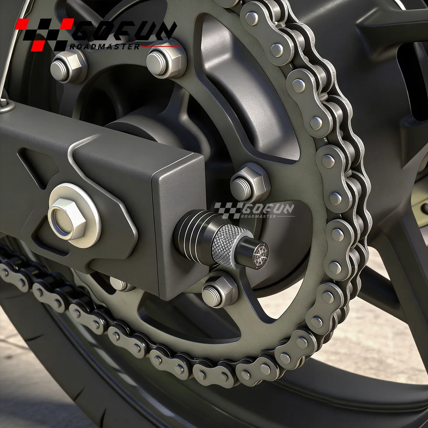 Für Kawasaki Eliminator500 SE Eliminator 500 450 Teile Motorrad CNC Zubehör Hinterrad Kettenendversteller Abdeckung Schraubenabdeckung