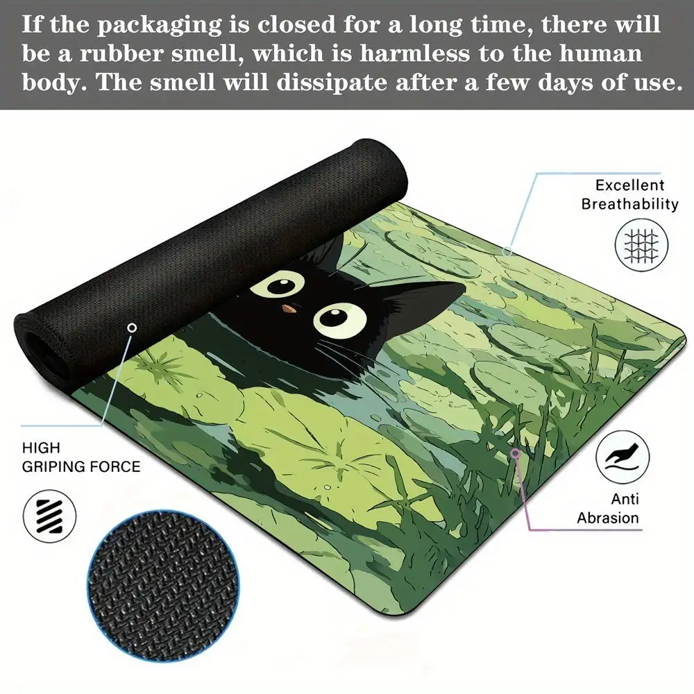 Green lotus leaf and black cat design MTG Playmat Magic Card Battle Mat  35X60CM gathering gaming mats tapete magic mtg card pad - AliExpress 7