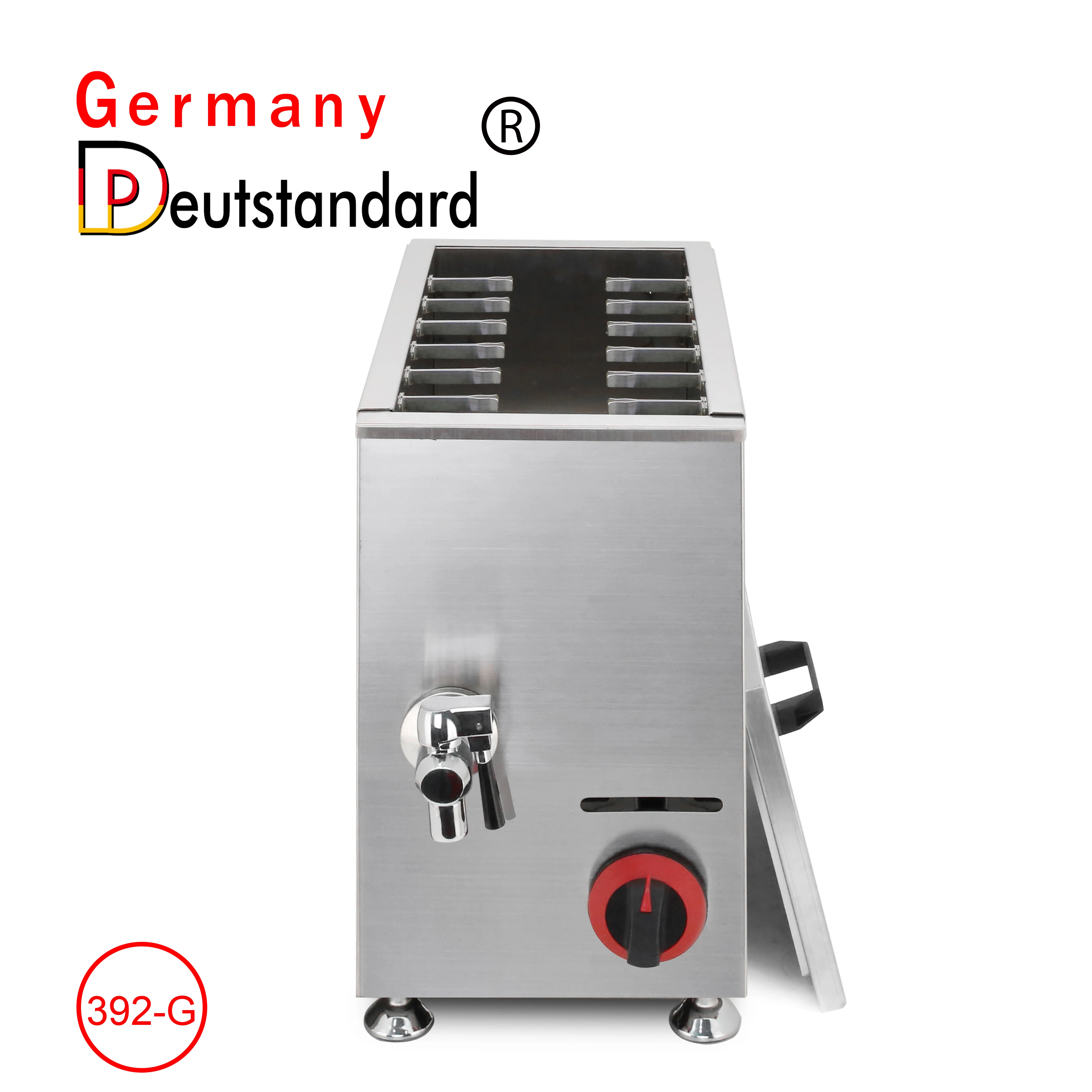 Commercial 21L Large Capacity Gas Cheese Hot Dogs Sticks With Deep Fryer Machine Hot Dog Roller Maker Sausage Cheese Snacks Food