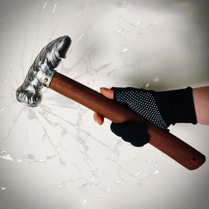 Outdoor Portable EDC Multi-functional Creative Stainless Steel Solid Hammer Car Emergency Window Breaking Tool