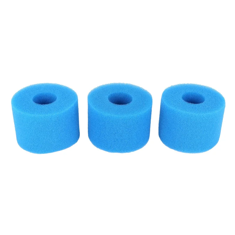 AB42-18PCS For Intex Pure Spa Reusable/Washable Foam Hot Tub Filter Cartridge S1 Type