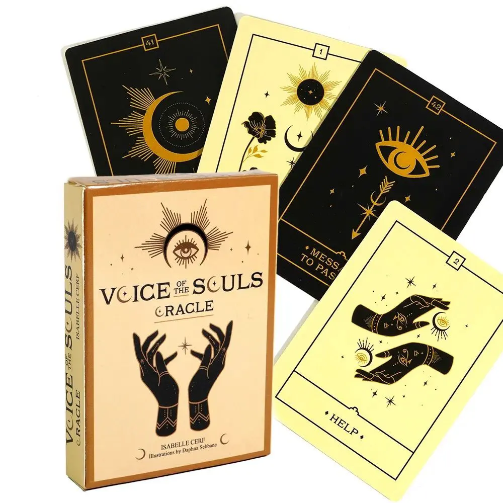 

Voice Of Souls Oracle Tarot Leisure Entertainment Card Family Gathering Divination Deck Tarot Board Playing Card Game
