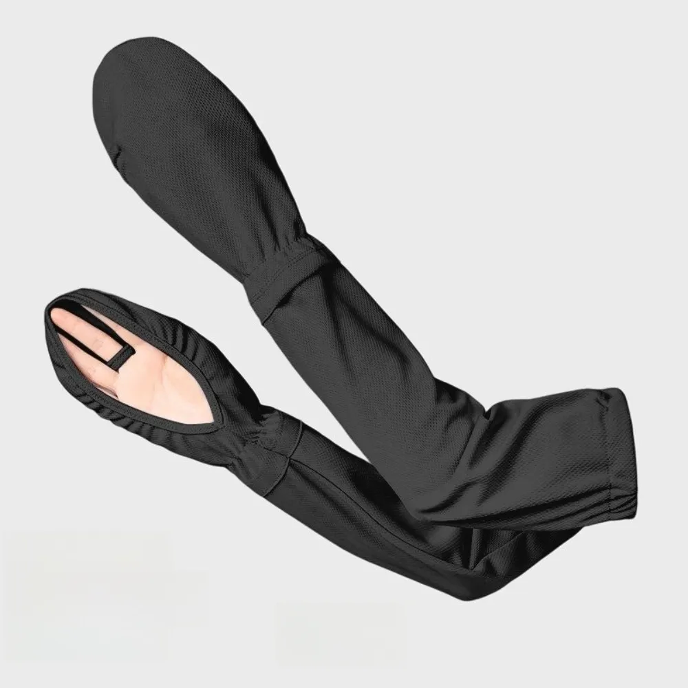 Long Sleeve Anti-sunburn Sleeve Adjustable Cuffs Loose Fit Sun Protection Sleeves Ice Cooling Anti-UV Driving Sleeves