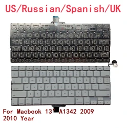 New US Russian Spanish UK Laptop Keyboard For Apple Macbook 13