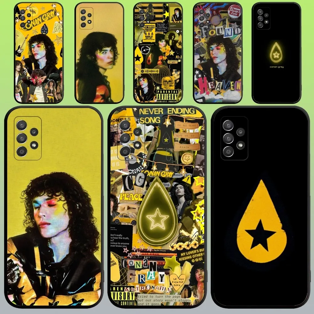 

Conan Gray Found Heaven Phone Case For Samsung Galaxy A20,A21s,A22,A31,A32,A52,A53,A72,73,A80,A91 Soft Black Cover