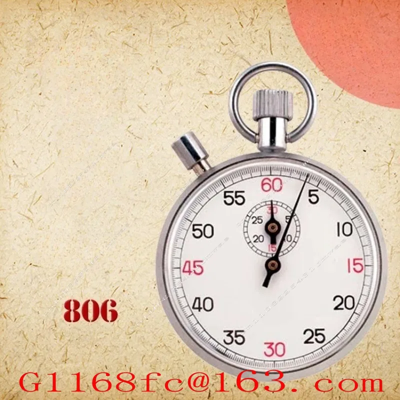 504/505 Mechanical Stopwatch 803/806 Pointer Type Metal Waterproof Timer