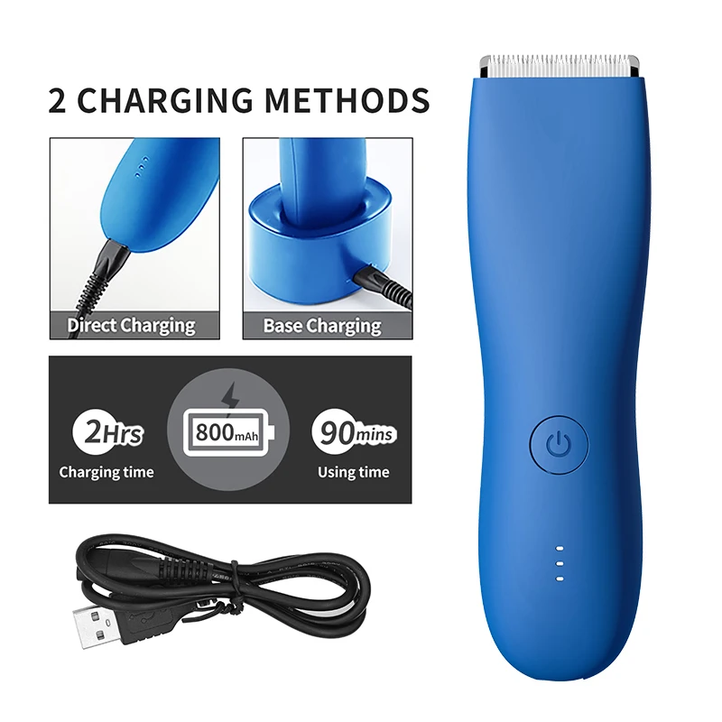 Recortador corporal eléctrico para hombres, recortador de vello púbico y ingle, bolas masculinas, zonas íntimas, máquina de afeitar, maquinilla de afeitar de seguridad