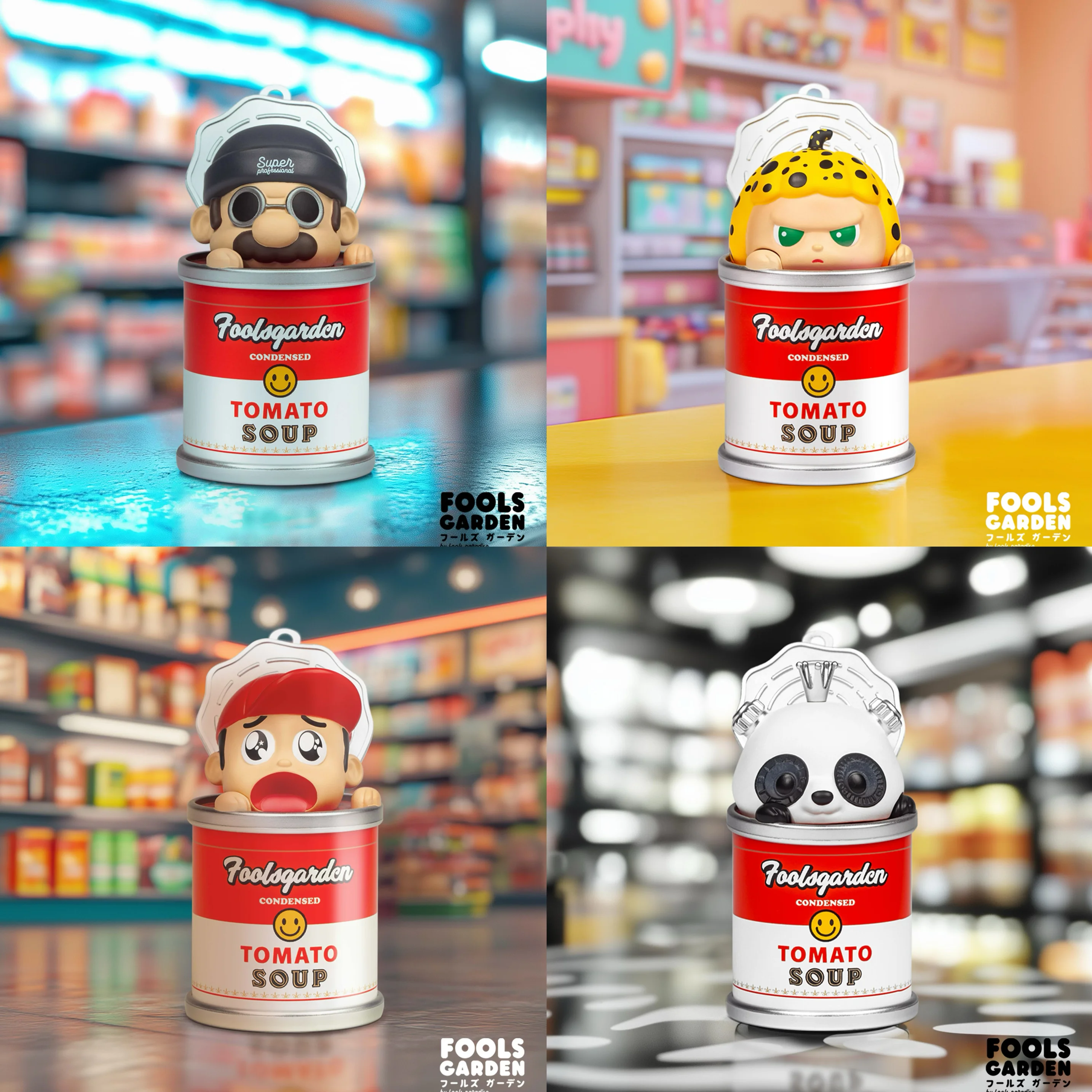 

Genuine Fool'S Paradise GARDEN TOMATO SOUP SERIES FIGURE Tomato Canned Soup Blind Box Desktop Decorative Toys ﻿