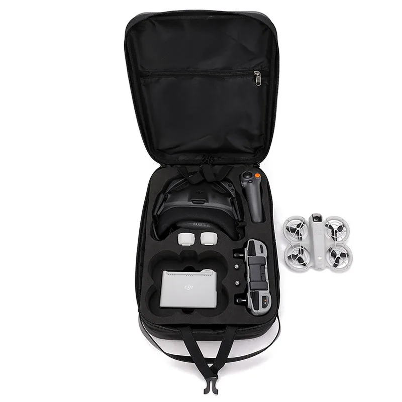 VOLODYMYR Carrying Case for DJI NEO Drone Organizer Bag Backpack for GOGGLES N3 Storage Bag Portable Travel Protective Cover