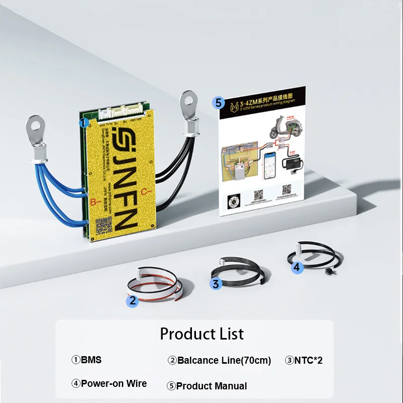 แผงวงจรป้องกันแบตเตอรี่ ANT bms 16s 48v lifepo4 10s 36v 13s 48v 8s 24v Li-ion สำหรับแบตเตอรี่พาวเวอร์แบงค์ 40A 60A 80A 400A สำหรับจักรยานไฟฟ้า