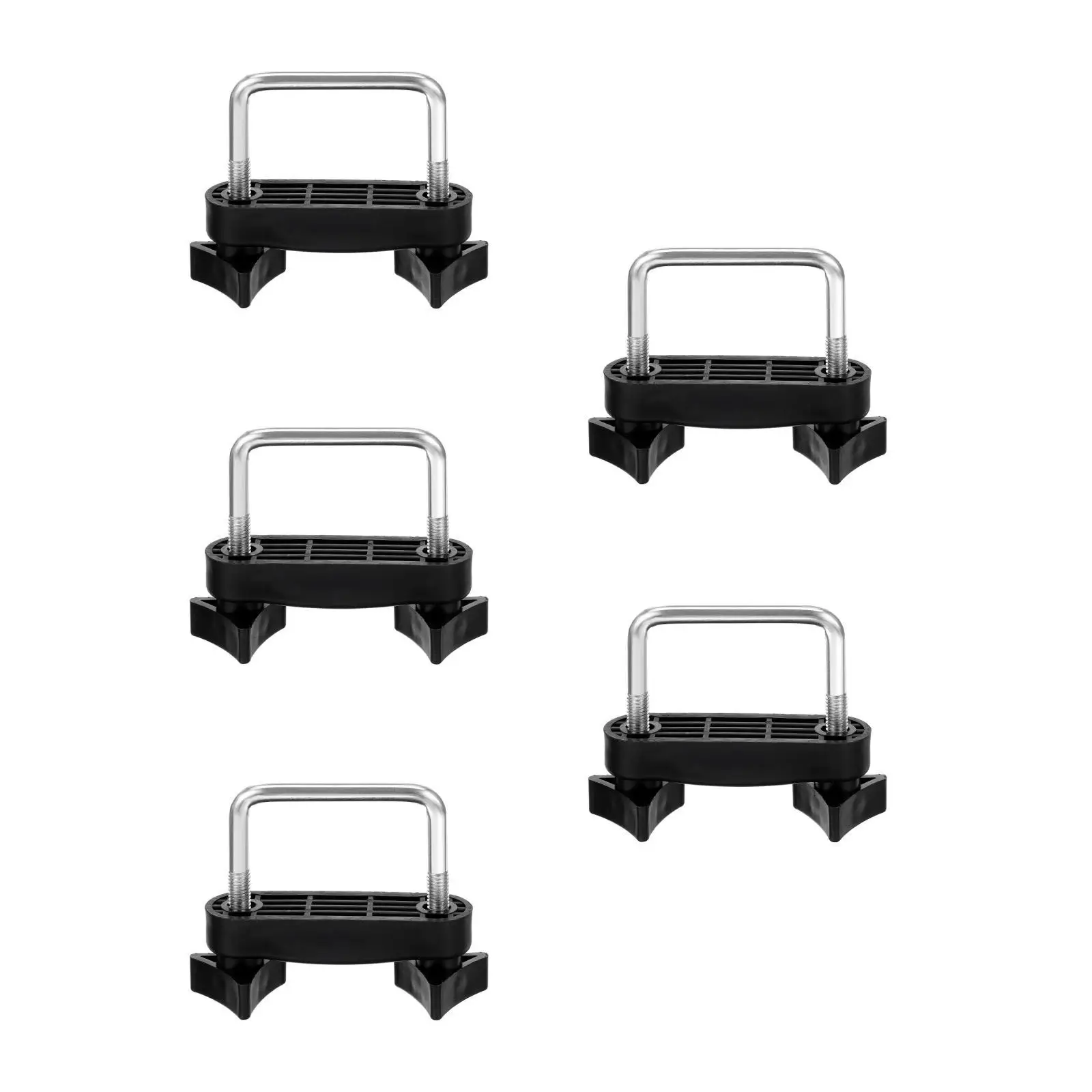 

5pcs 5 Count Cargo Rack Clamps Bracket Hold down for Luggage Basket Mounting Hardware Brackets Cars Roof
