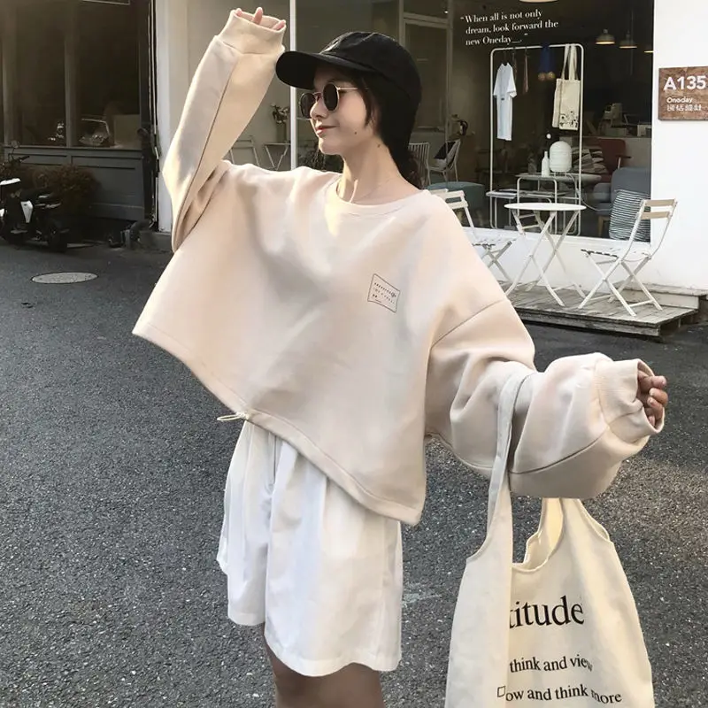 レディース スウェットシャツ Y2K トップス スモーキー ラグラン レッド Vネック スプライシング 個性派 フードなし マイクロ ミニマリスト チェック柄 レディース カップル スリム