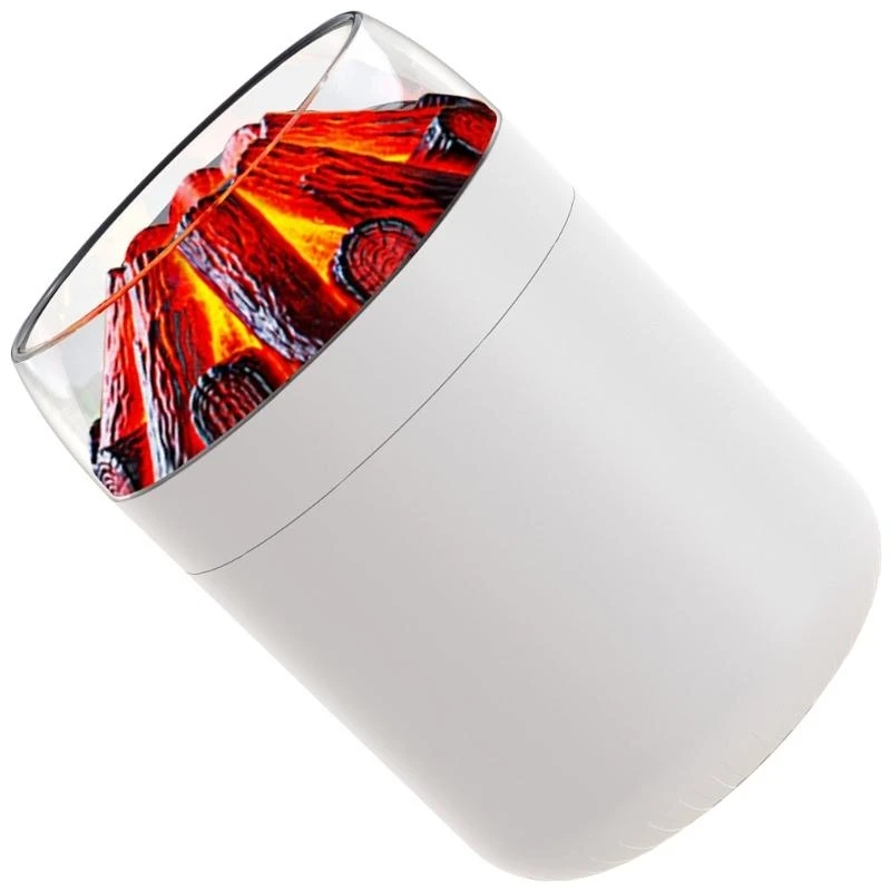 يوفر مرطب تأثير الحطب مع سعة 500 مل أجواء ورطوبة مهدئة لغرفة النوم وغرفة المعيشة