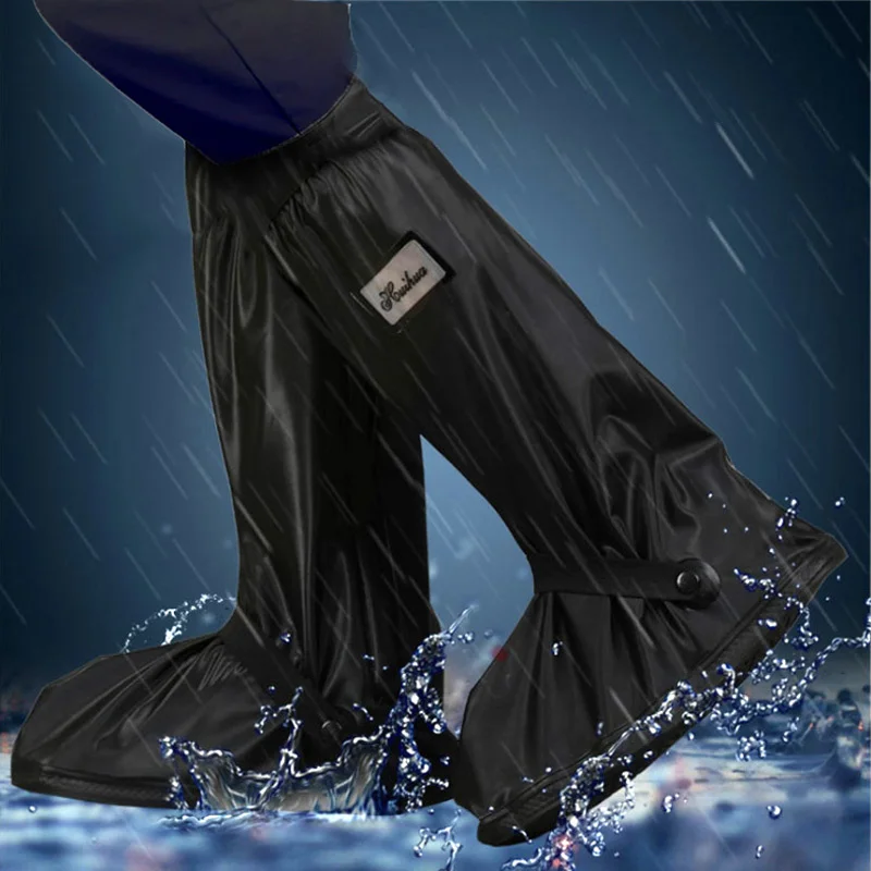 Outdoor Reusable Shoe Covers Cycling Shoes Cover Rain Waterproof Galoshes Rainy Boots Overshoes Men Footwear Protector Guard