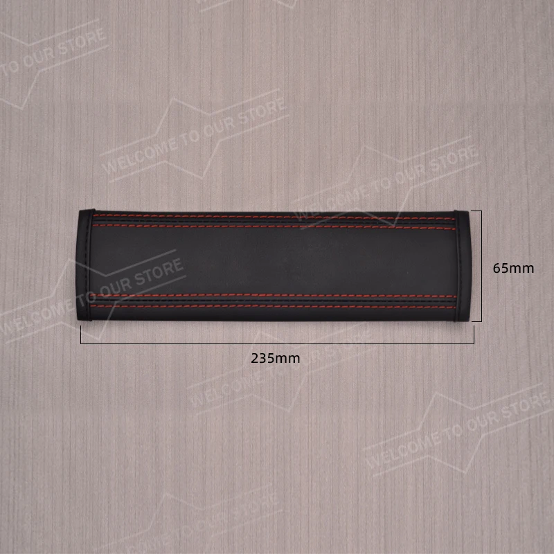 2pcs Car For Hilux REVO Pickup Truck OFF-Road Logo Seat Belt Cushion Leather Safety Belt Shoulder Protector Pads view 5
