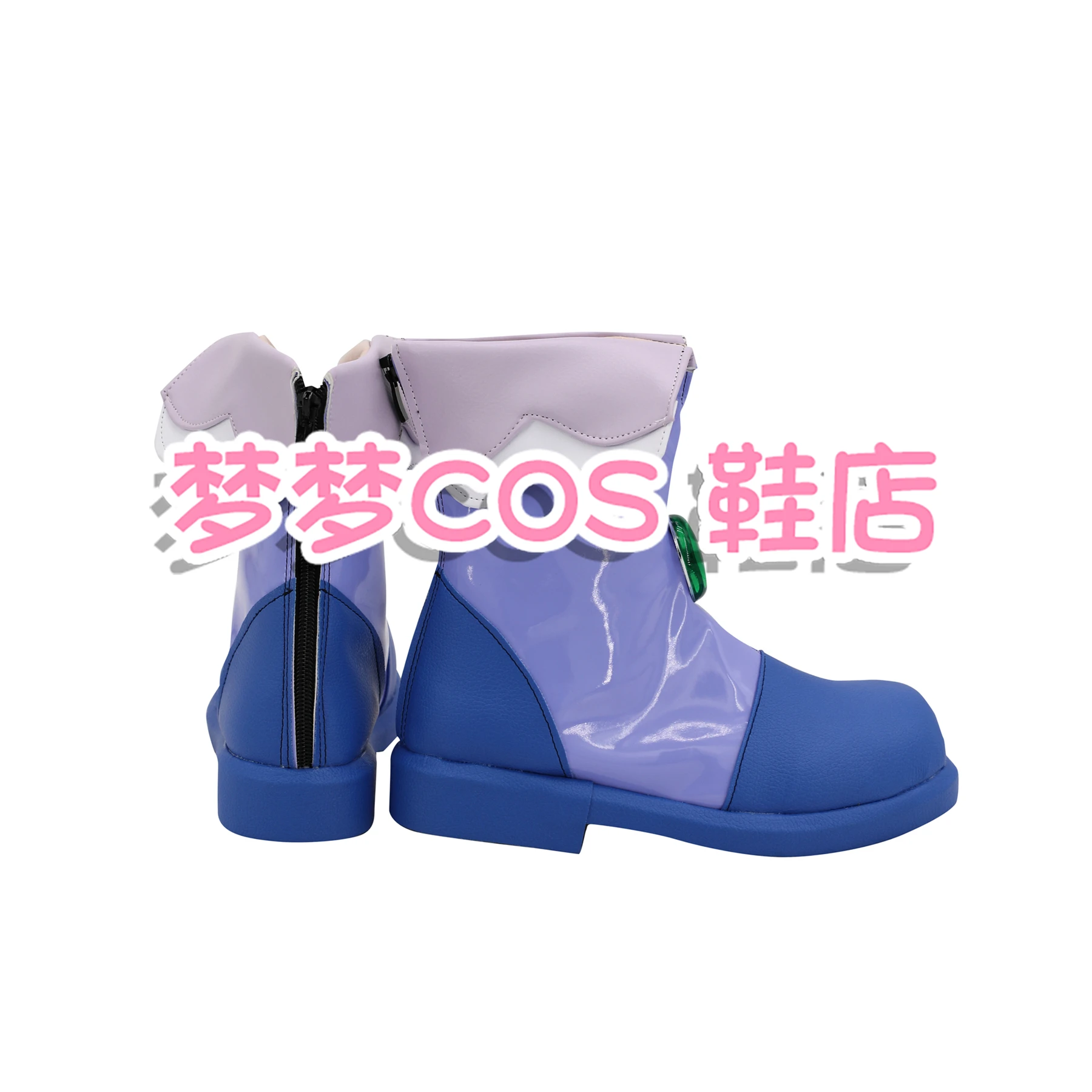 Gyu Fushigi Star Twin Princess Rein Scarpe Cosplay Stivali Halloween Anime Stivali blu