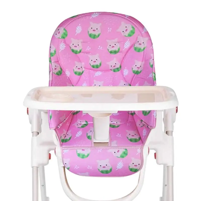 Baby Chair Cushion Oxford Cover Compatible Dinner High Chair Seat Case Cartoon Replacement Protection Pad Baby Accessories