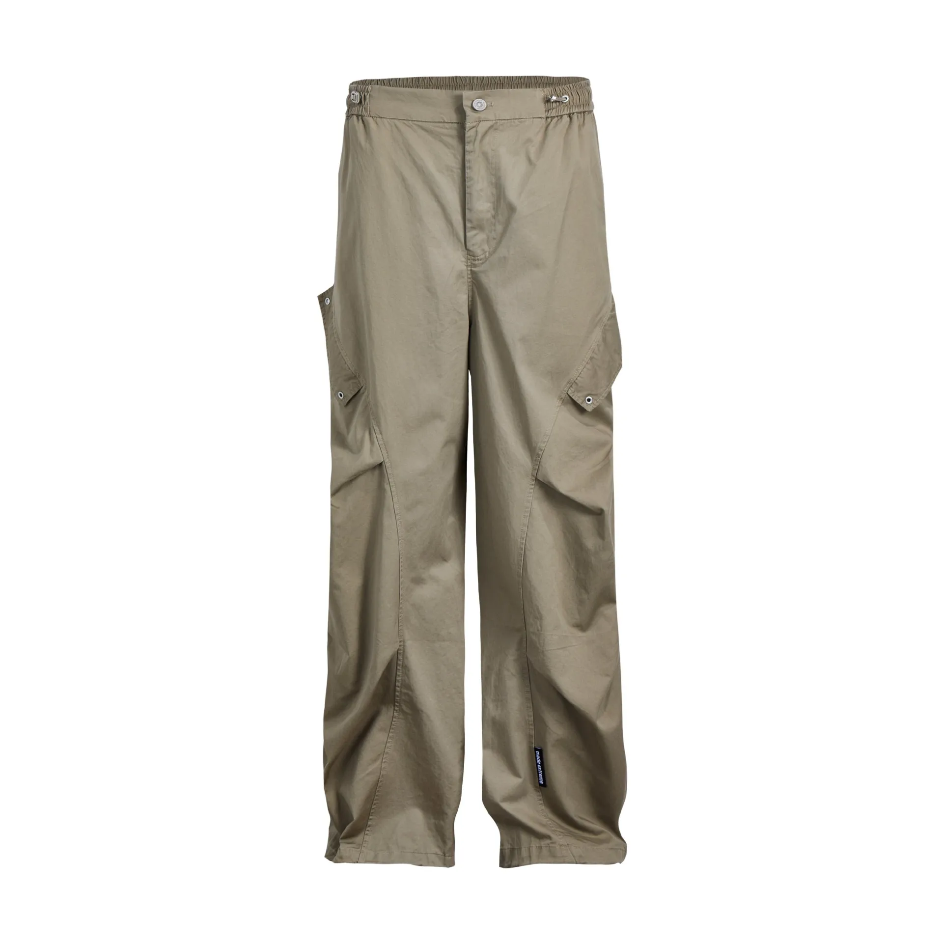 MADE EXTREME Trend pleated straight tooling trousers paratrooper trousers