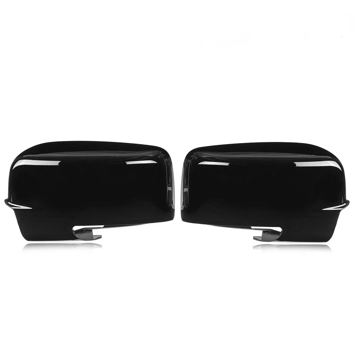 Pair Side Rearview Mirror Cover Cap Replacemen For Dodge Ram 1500/2500/3500/4500/5500 2013-2018 68096199AF,68096198AH