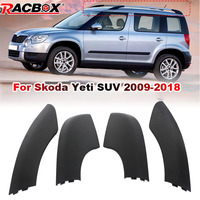 Car Front Rear Roof Rack Cover For Skoda Yeti SUV 2009-2018 Roof Luggage Bar Rail End Cover Shell 5LD860145 5LD860149-GT5