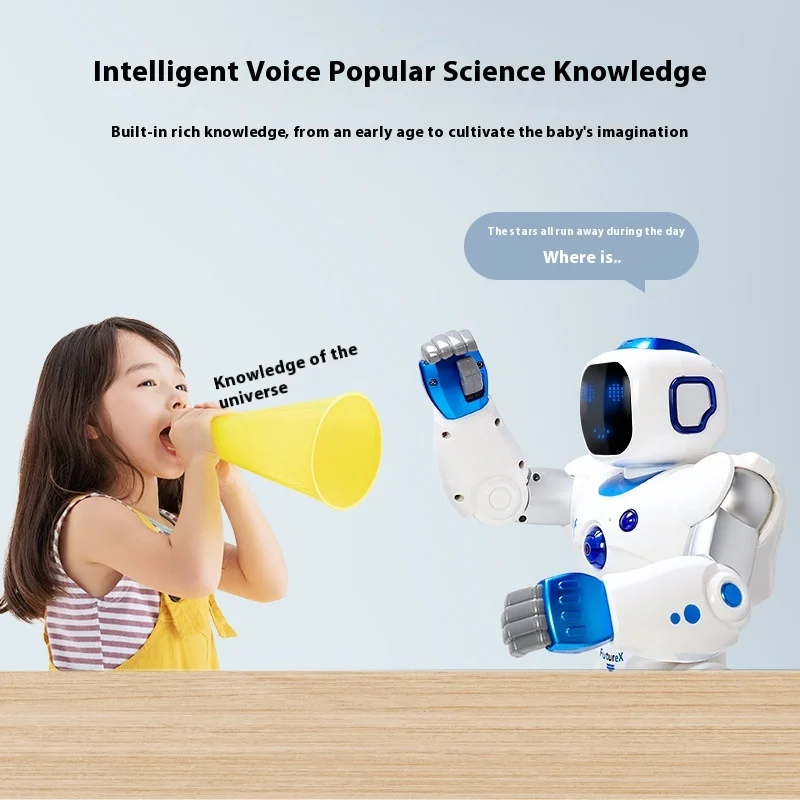 ذكي التحكم عن بعد روبوت الحوار الصوتي البرمجة التكنولوجيا الفائقة الرقص الكهربائي لعبة الأطفال هدية اللمس الاستشعار شعبية