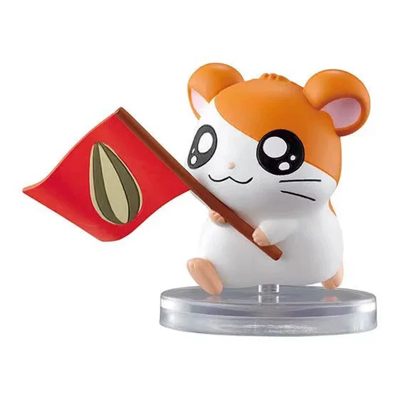 Bandai Hamtaro Original Gashapon ならぶんです Anime Figure Gift Collectible Model Ornaments Toy Collection Gift Doll Birthday