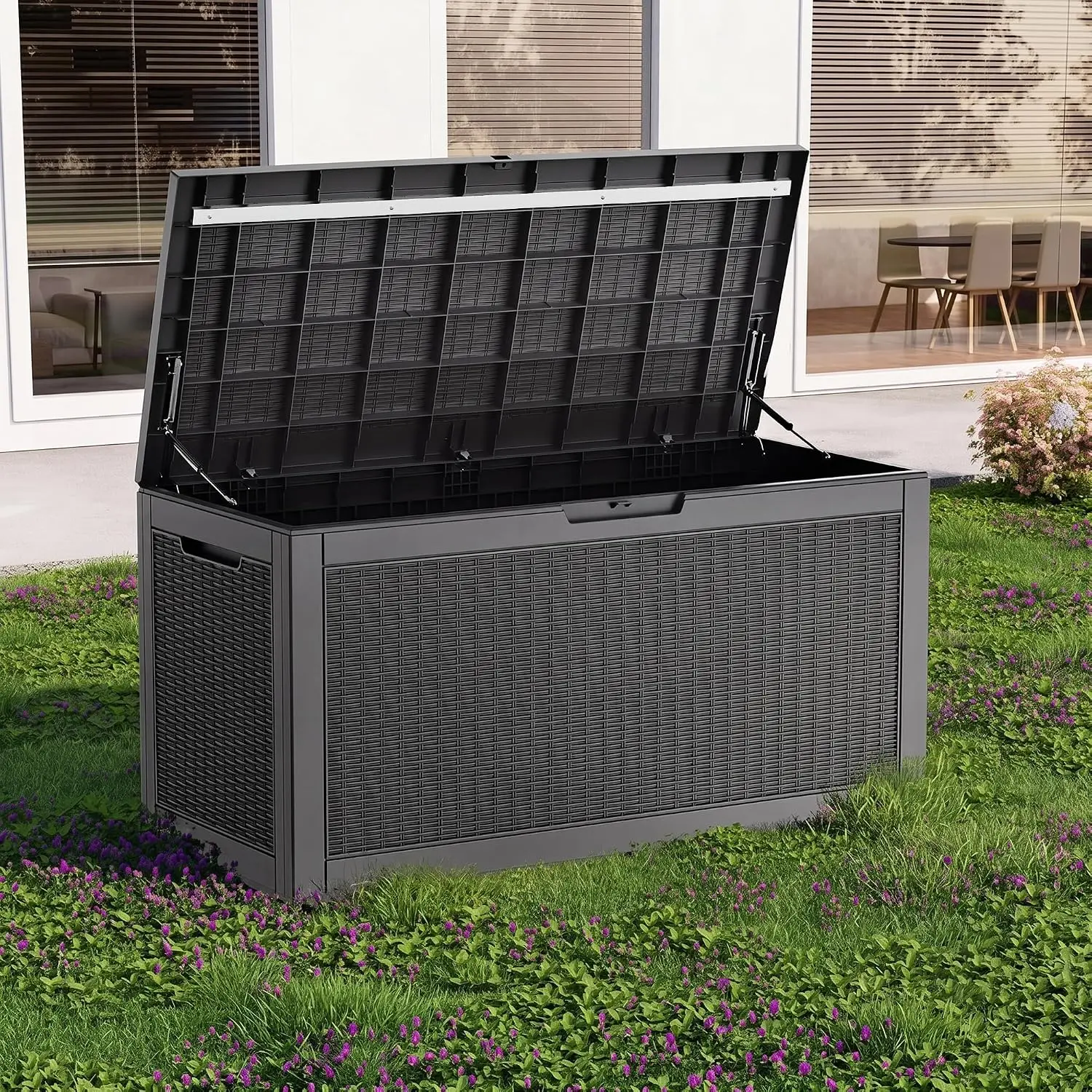 กล่องเก็บของกลางแจ้งขนาดใหญ่กั - Outdoor Furniture With Storage บทวิจารณ์และราคา