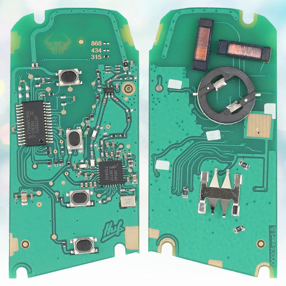 Xuri 315/433/868Mhz Smart Remote K  ey KeylessGo For BMW 3 5 7 Series 2009-2016 CAS4 F System Fob KR55WK49863 pcf7945