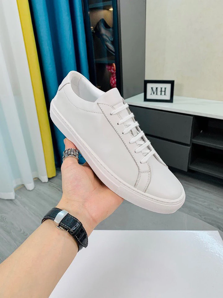 

Luxury Brand Solid Color White Sneakers, Versatile Outdoor Sports Shoes, Unisex Couple Shoes, Flat Shoes, Hiking Shoes
