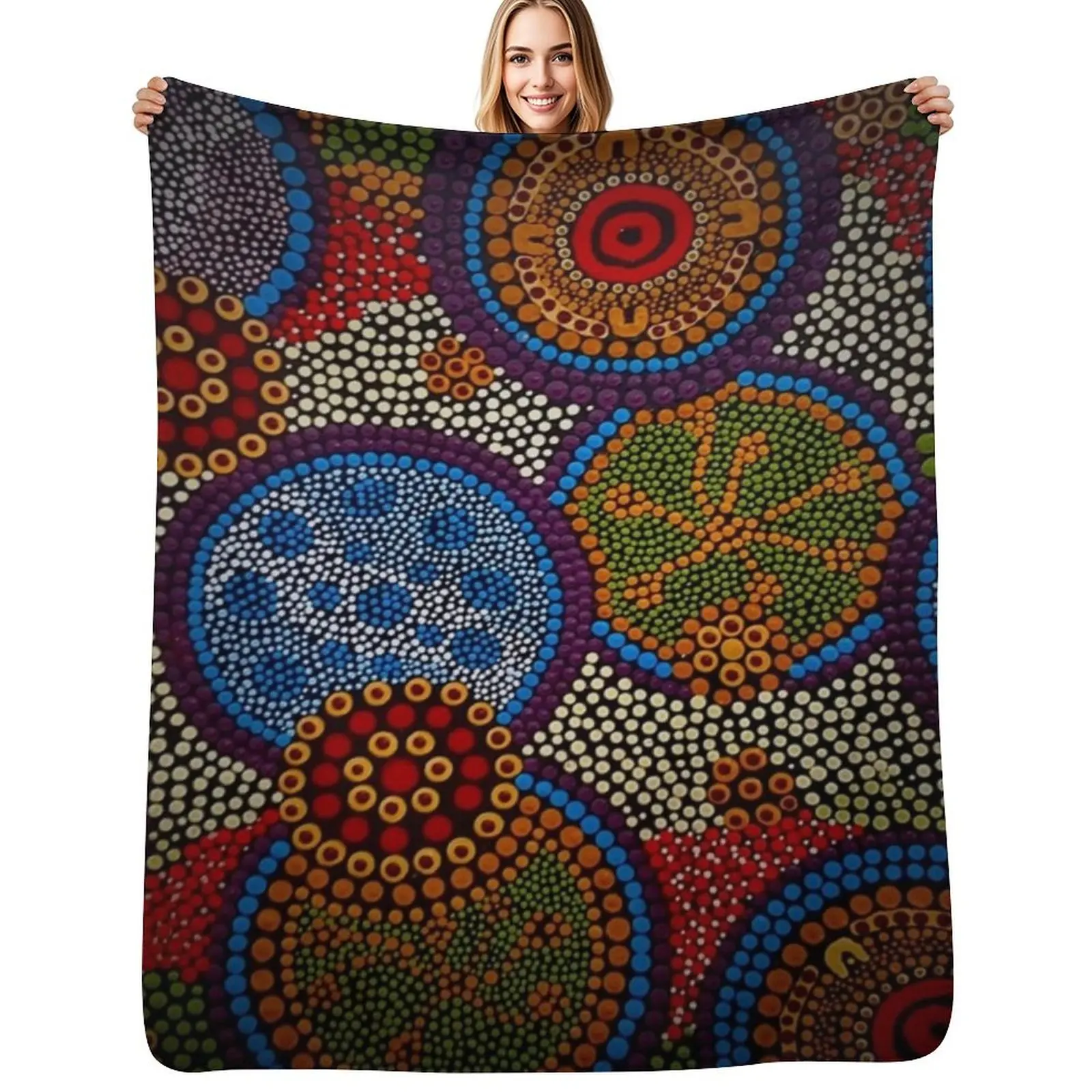 

THE BIG CLAN GATHERING Throw Blanket Summer Beddings Thermal Decorative Throw decorative Blankets