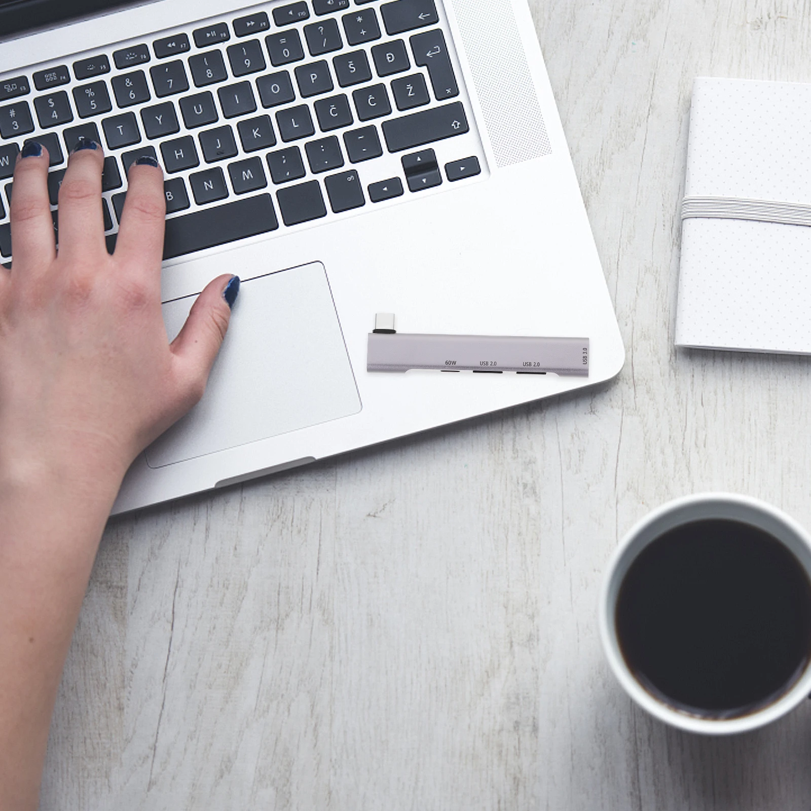 

USB- 4 Ports Aluminum Alloy High Speed USB Port Expander for Laptop Computer Accessories USB Hub Laptop Accessories