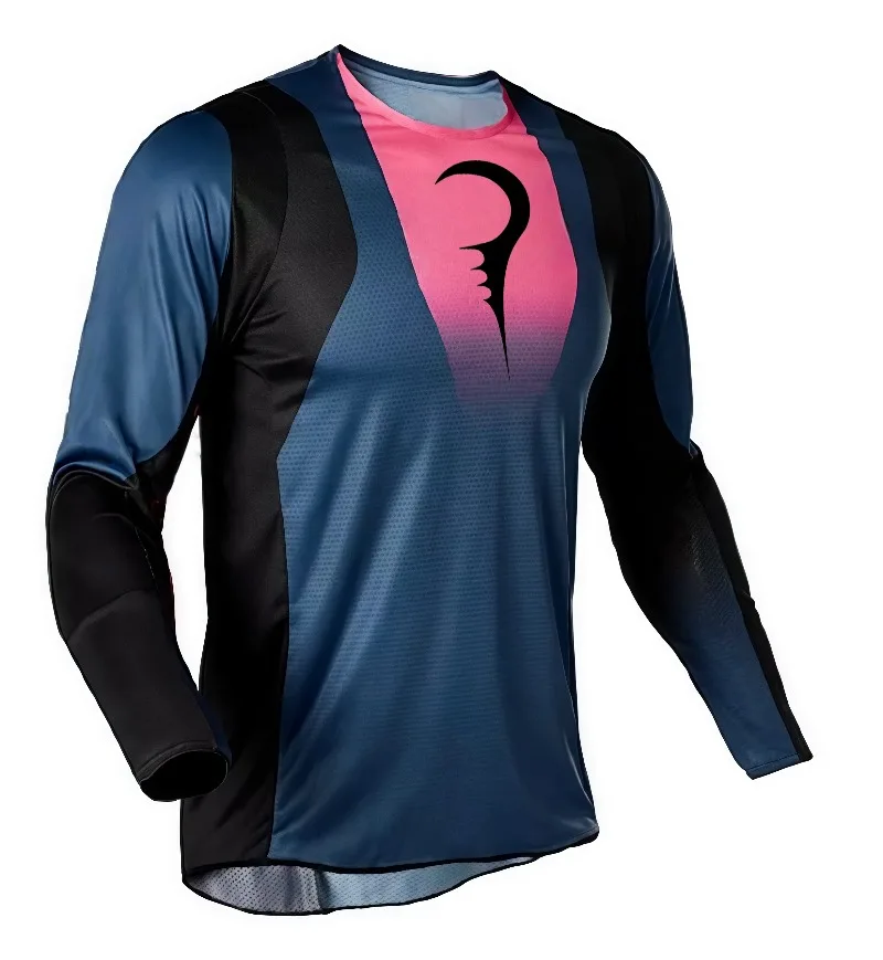 

3D Printed Quick Dry Motorcycle Riding Long Sleeve T Shirt with Stylish Biker Print for Men and Women