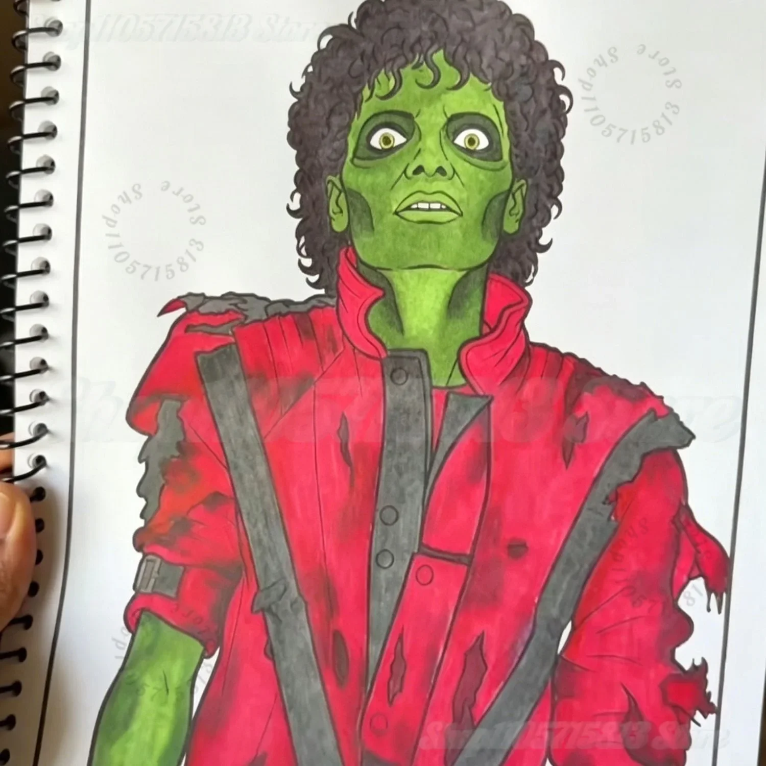 2026 Michael Jackson The Coloring Book,Pop Star Themed Coloring Book,Sketch Drawing Notebook, Music Fan Collection Gift view 5