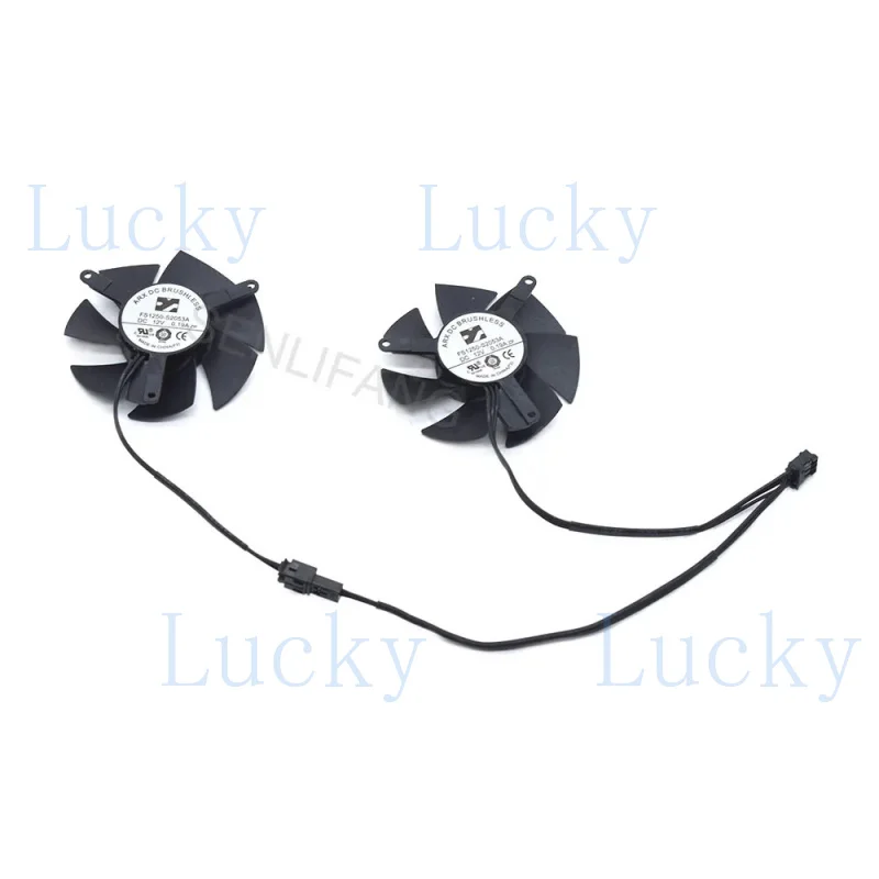 f  For Gigabyte GTX1650 1630 4GB OC Fan FS1250-S2053A 12V 3Pin 0.19A 47MM