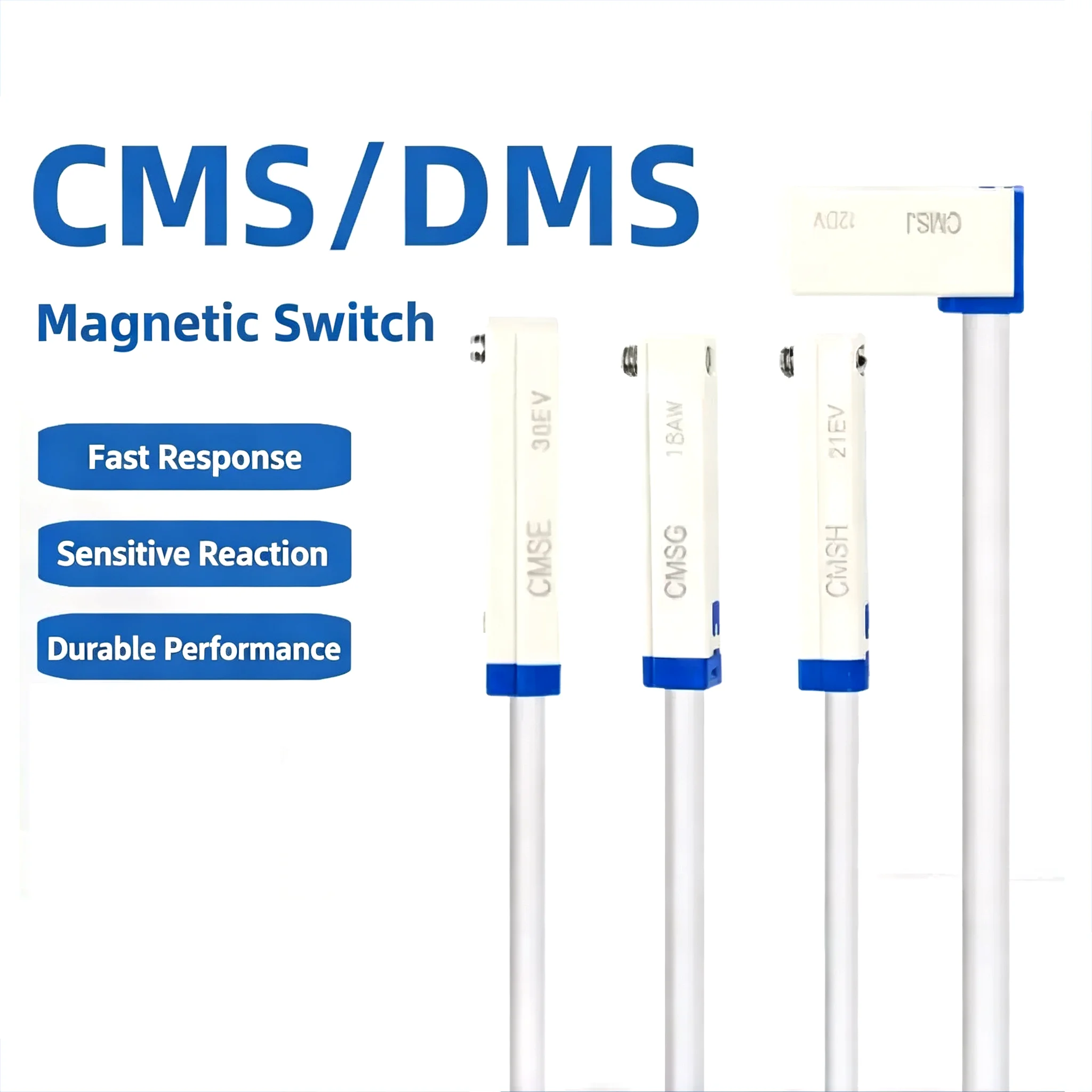 10PcsMagnetic Switches CMSG CMSH DMSE020 DMSG‑NPN DMSH‑020 DMSJ Sensors