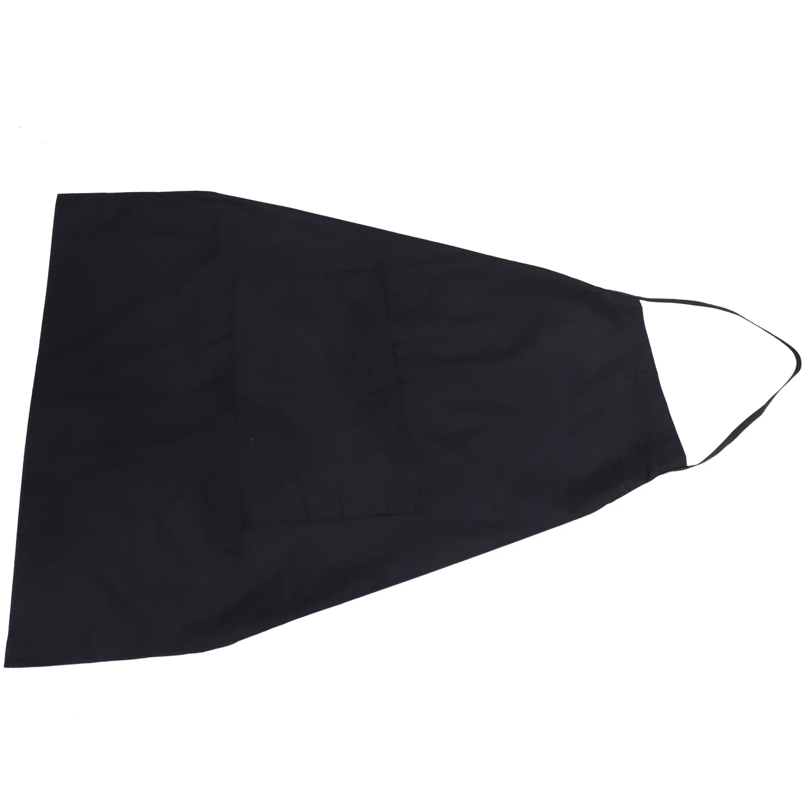 

Waterproof Barber Apron Black Multi-Use Hairdressing Working Sleeveless Large Pockets DIY (Random Pocket Brim