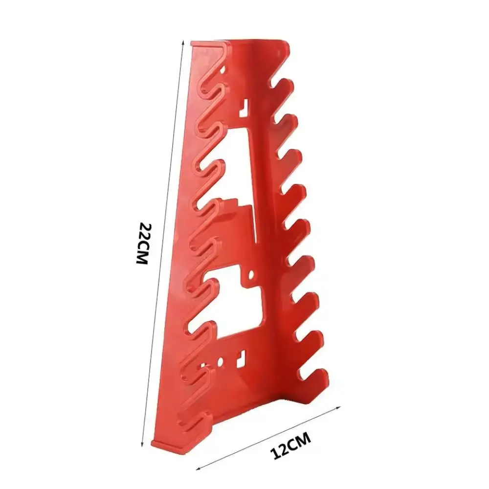 Red wrench storage rack, black wrench rack, plastic tray, socket storage tool rack, classification rack, standard wrench rack
