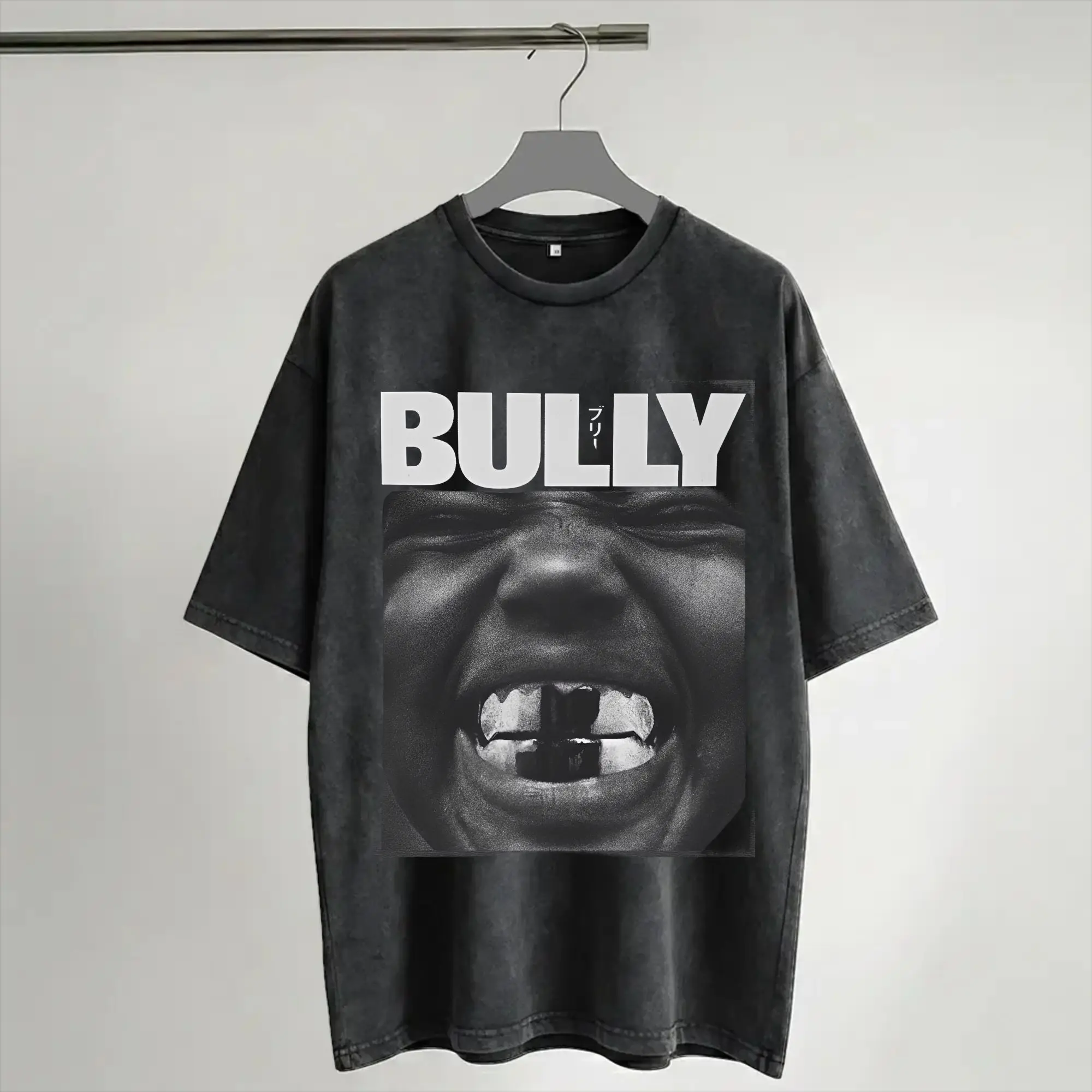 2026 Kanyes Wests 2026 BULLY Tour Washed Shirt Merch Harajuku T-Shirts  Men Women Tees