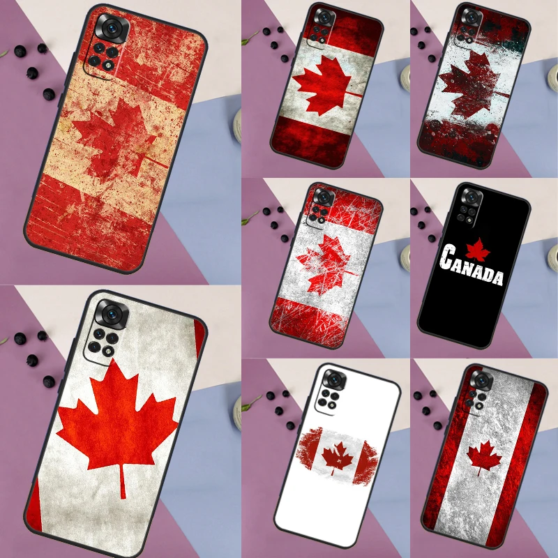 Canada Canadian Flag Phone Case For Redmi Note 12 11 10 9 8 Pro 8T 9S 10S 11S 12S 9A 10A 9C 10C 12C 13C Cover