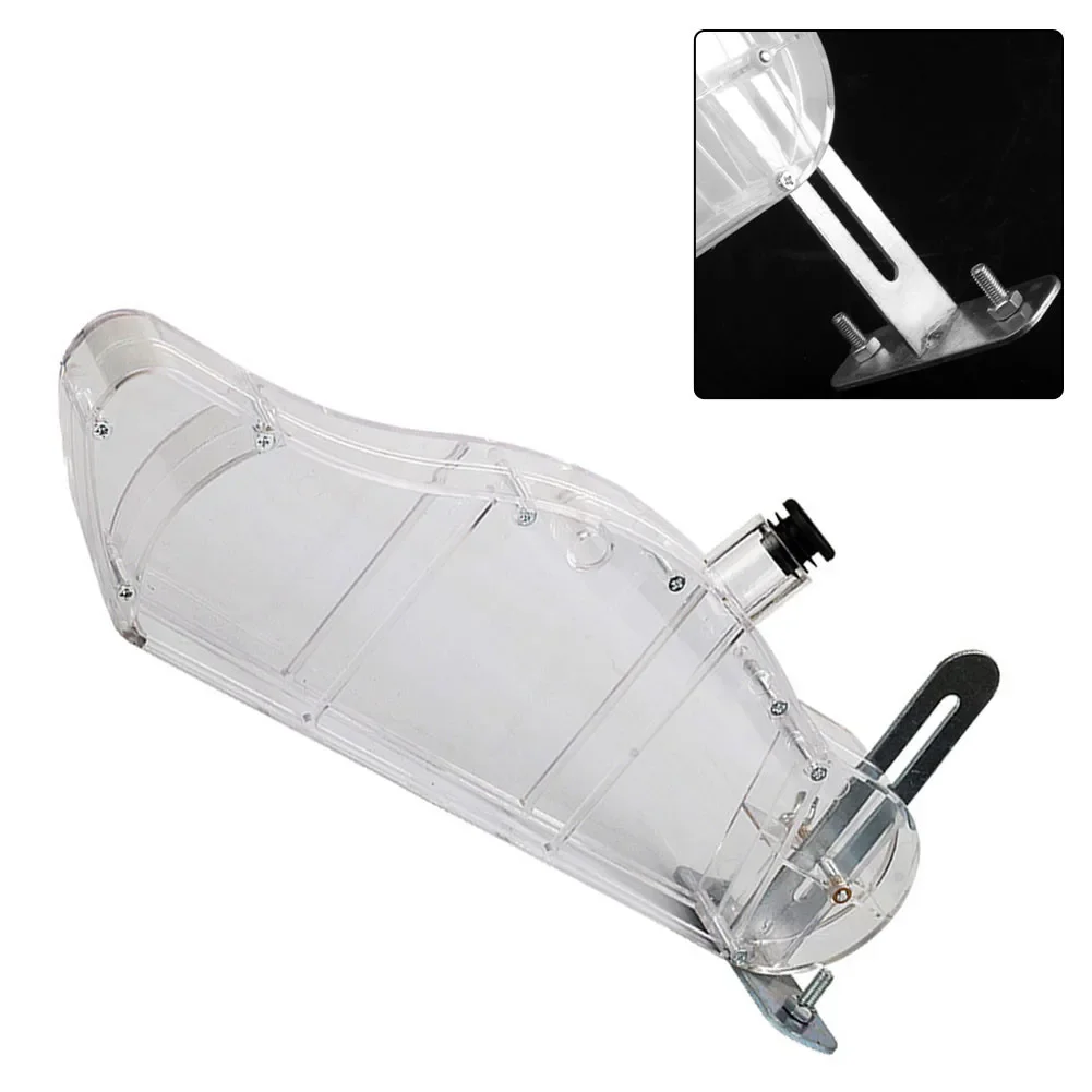 Anti Dust Cover Transparent Blade Guard Long-lasting Use Suitable For Sliding Table Saws Acrylic Metal Construction