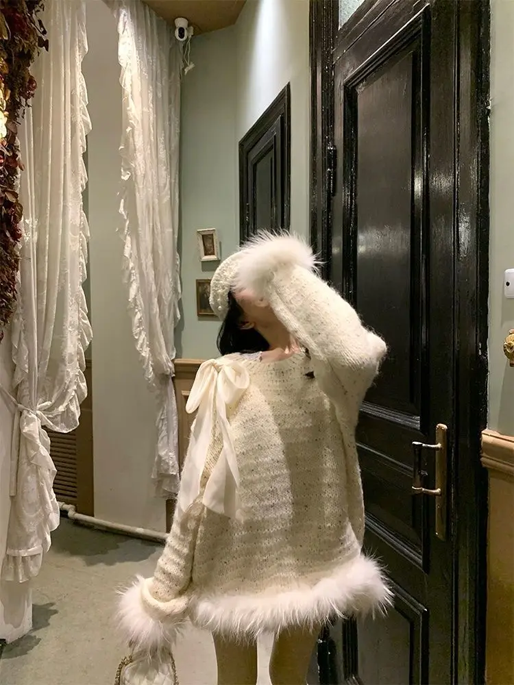 

Sweaters Jumpers Pullovers Women Dames In Cotton Winter Turtleneck Leopard Fit Athletic Tennis Daily Game Sport Streetwears Warm