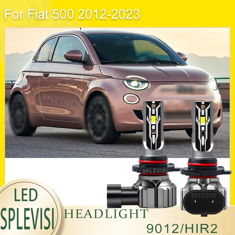 

High Brightness Power Saving Energy Efficient Quick Plug 9012 LED Headlight For Fiat 500 2012 2013 2014 2015 2016 2017 2018-2023