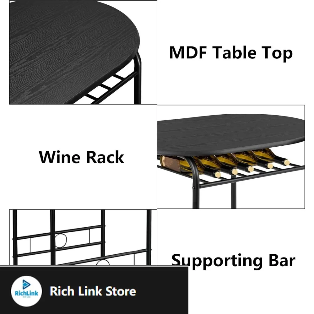 

Обеденный набор из 3 предметов, небольшой кухонный стол на 2 человека, набор столов для завтрака, кухонный деревянный стол и 2 стула для небольшого пространства/обеденного стола R
