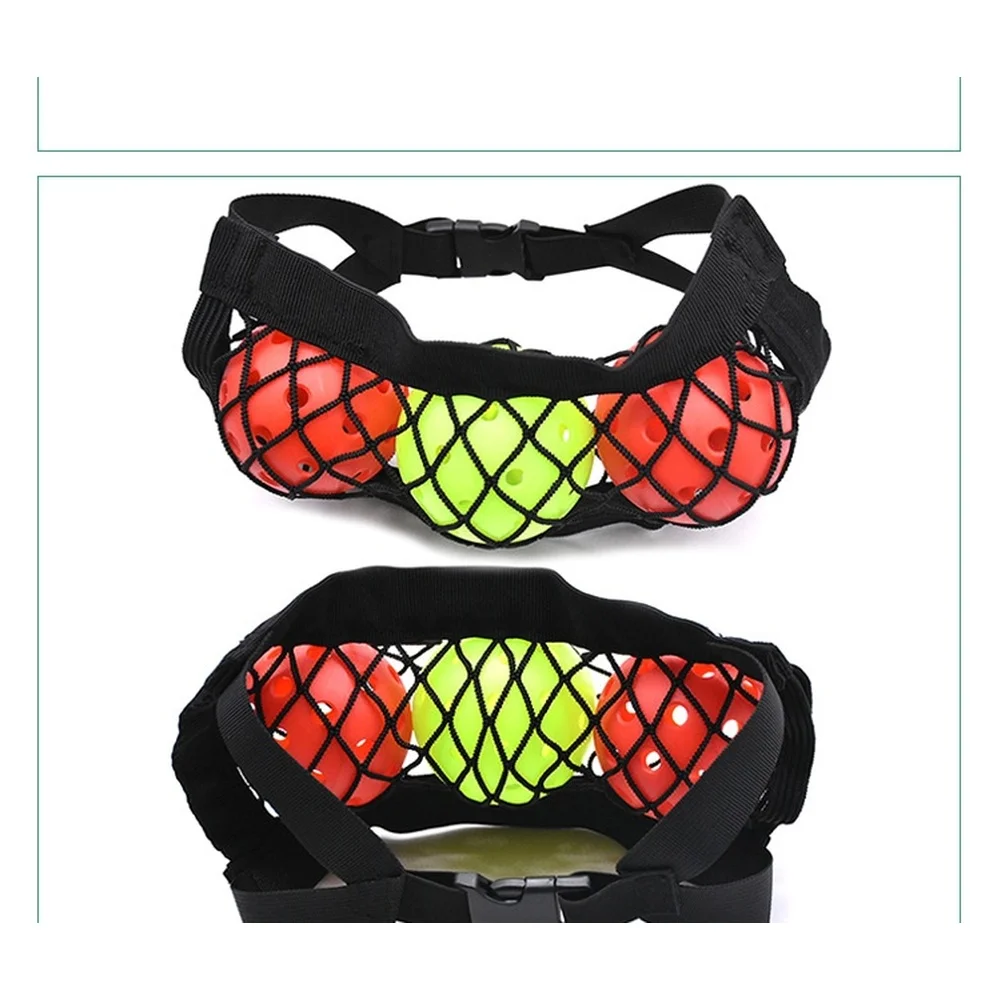 Lightweight Pickleball Storage Bag Breathable Racket Sleeve 18*13*1.5cm Pickleball Mesh Bag Adjustable Elastic Bands