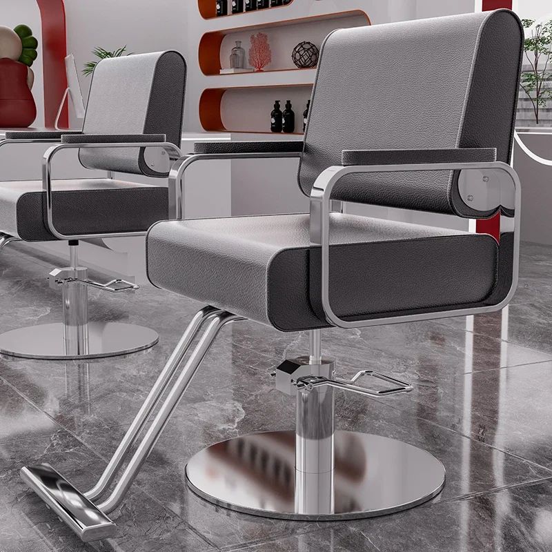 

Premium style Modern Elegant Hair Salon Barber Makeup Chair skin care plush Barber Chair For Hair Stylist Hair Salon Furniture